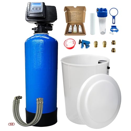 Addolcitore Acqua Biblocco 50l Toodo Fleck 5600 Sxt Completo Di Kit Di Installazione