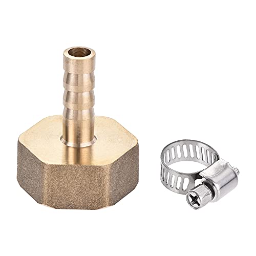 Sourcing Map Messing Schlauchanschluss Adapter 8mm