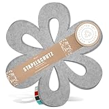 OPTIMALER SCHUTZ – Durch die besondere Form, der Größe mit 32-38 cm Durchmesser & der besonders weichen Oberfläche des Kratzschutz werden die Utensilien inklusive der Ränder & Kanten mit diesem Trenner optimal geschützt.