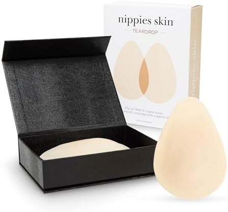 Nippies Reusable Nipple Covers for Women - Extra Thick, Teardrop ...