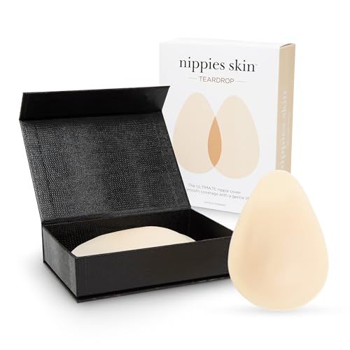 Nippies Teardrop Nipple Covers for Women - Sticky Silicone Pastie...