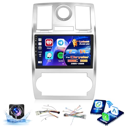 Autoradio GPS Android Chrysler 300C 2005 2006 2007 2008 2009 Bluetooth WiFi RDS
