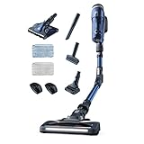 Rowenta RH9690 X-Force 8.60 Aqua Akku-Stabstaubsauger | kabelloser Handstaubsauger | Wischfunktion | 22V wechselbarer Akku | 35 Min. Laufzeit | Kontroll-Display | Flex-Technologie | LED | Blau