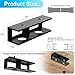 IRENPORU 3 PCS Under Desk Laptop Mount with Anti-Scratch Silicone Pad Under Desk Holder Mount Shelf for Laptop Keyboard Storage（1 Pack）