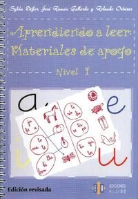 Aprendiendo a leer: Materiales de apoyo. Nivel 1 - 9788497001106
