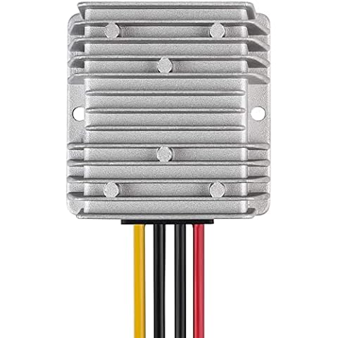 BZONE DC-DC Buck Converter, Waterproof Voltage Converter 12V to 24V 10A 240W Voltage Converter Adapter Cover