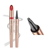 Anifer Liquid Microblading Smoke Gray Eyebrow Pencil. - Waterproof, Long-Lasting, Natural, 4-Point Fork-Tip Eyebrow Pen（Smoke Gray 3#）
