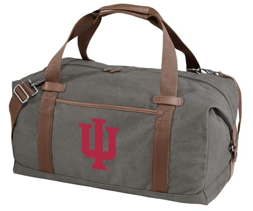 Indiana University Duffel Bag Carryon Overnight Canvas