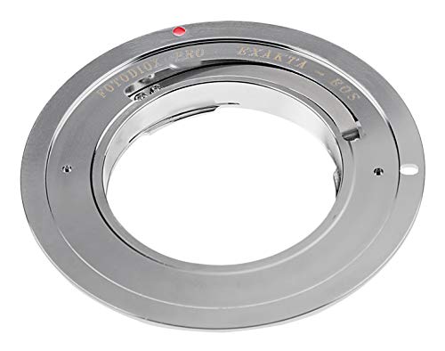 Image of Fotodiox Pro Slim Lens Mount Adapter Without Glass Element - Exakta Manual or Preset Lens to Canon EOS EF-S Cameras Only