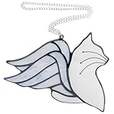 La lumière soleil traversant pendentif produit des de lumière arc-en-ciel , renforçant l'atmosphère romantique pièce, chat commémoratif pour animaux de compagnie, vitrail d'halloween