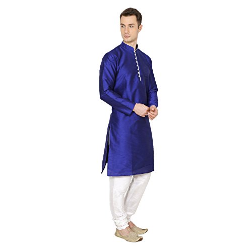 Image of Royal Kurta Men's Silk Blend Kurta Pyjama Set