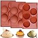 IHUIXINHE 3 szt. duża forma silikonowa półkulista, 5-wamienne formy do czekolady kakao do czekolady, ciastek, ciastek, galaretki, musu, cukierków, ręcznie robione miniaturowe mydło z żywicy