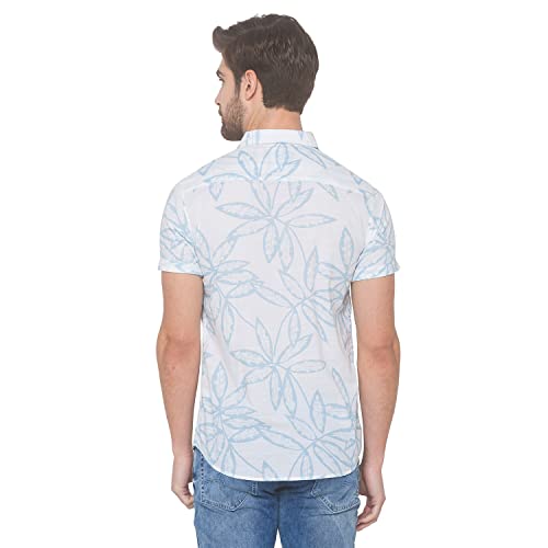 Image of Spykar Men's Checked Slim Fit Shirt