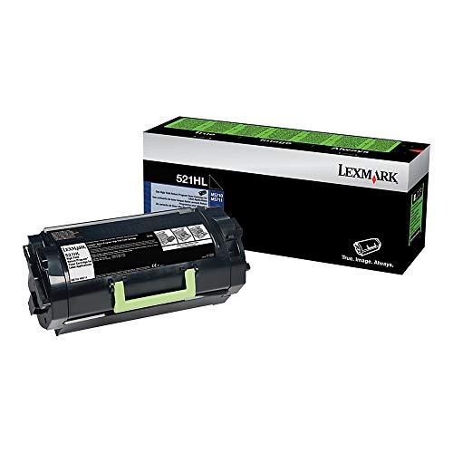 Lexmark, Lex52D1H0L, 521Hl Return Program Toner Cartridge, 1 Each #TOP3