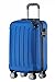 BEIBYE Zwillingsrollen Hardcase Reisekoffer Koffer Trolleys Hartschale in XL-L-M in 14 Farben (Diamondblau, Handgepäck (55cm))
