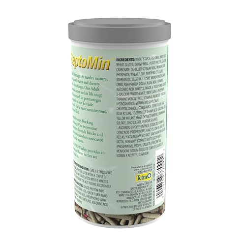 Tetra TetraFauna PRO ReptoMin Pro Sticks Adult Turtle Formula Daily Diet for Aquatic Turtles, 8.11 oz