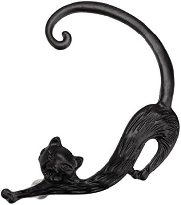 Ularmo 2015 New Popular Gothic Punk Temptation Ear Cuff Wrap Clip Earring (Cat Black)