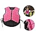 HERCHR Equestrian Vest, Horse Riding Vest Foam Padded Safety Horse Riding Protective Gear Body Protector for Kids Body Protector (CS)