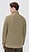 Vince Men's Geo Jacquard Long Sleeve Quarter Zip, Teton/River Sand, Medium