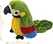 Vincilee Talking Parrot Repeats What You Say Mimicry Pet Toy Plush Buddy Parrot Toy for Kids,Talking Toy Bird Interactive Children Gift (Green)
