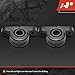 A-Premium 2 x Front Rearward Lower Control Arm Bushing Kit, Compatible with Jeep WK Series Grand Cherokee 2005-2010, XK Series Commander 2006-2010