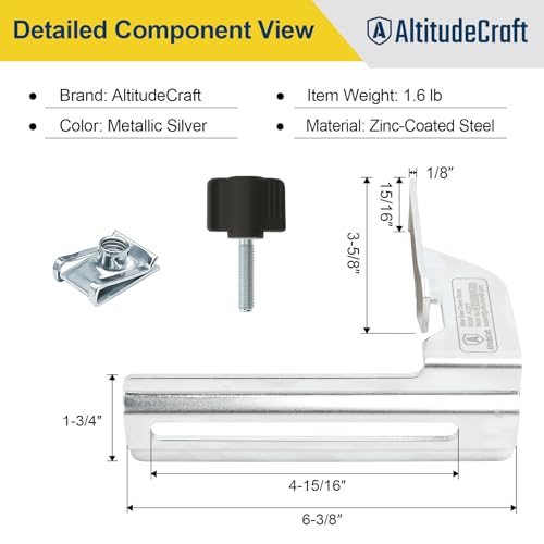 AltitudeCraft Crown Stops for Miter Saw - Simplifies Compound Angle Cutting, Heavy Duty Crown Molding Jig Fits DEWALT DWS780 DW718 DW716 & Other DEWALT Models by AltitudeCraft - Image 9