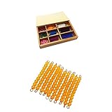 perfk Montessori Mathematics Material 1 100 Zahlenzählung 1 10 Perlenstange