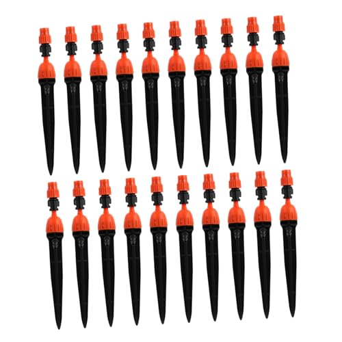 MINAOLULUS 20個 自動水やり器用多機能点滴ノズル 耐久プラスチック製 ガーデン屋外用 散水冷却温室灌漑システム対応