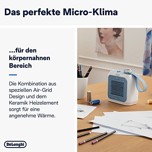 Keramik-Heizlüfter De’Longhi Capsule Desk HFX10B03.LB