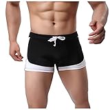 Generisch Schwimmhose, Manner Badehose, Swimming Trunks Men, Badehose Herren Mit Innenslip, Badeshorts Herren Schnelltrocknend, Badehose Schwimmen, Männer Tanga Badehose, Badehose Eng Jungen