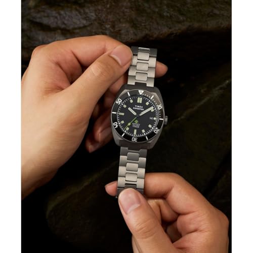 Image of TIMEX Expedition Tonneau 41mm Black Dial Mechanical Automatic Men Watch - TW2Y63800UJ