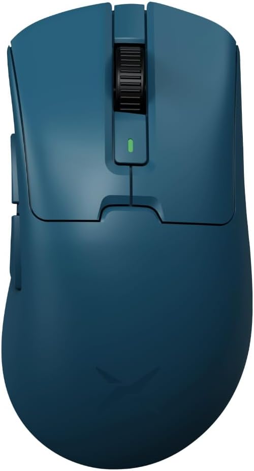 DELUX M900PRO Wireless Gaming Mouse, 8000Hz Polling Rate, Magnetic 4K RGB Charging Dock, 63g Lightweight Design, 2.4G Dual Mode Connection, PAW3395 Sensor with 26000DPI, 6 Programmable Buttons (Blue) image 2