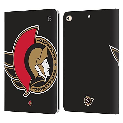 Étui portefeuille cuir Ottawa Senators iPad 9.7 rabat magnétique