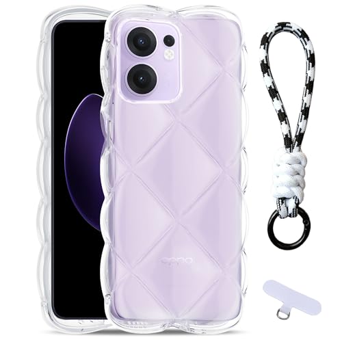 Amazon.co.jp: OPPO Reno13 A 用ケース クリア YCJDP キルティング