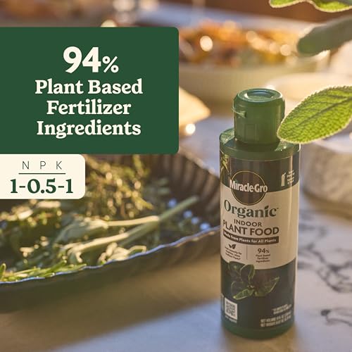 Miracle-Gro Organic Indoor Plant Food, 8 fl. oz. (2-Pack) - image 4