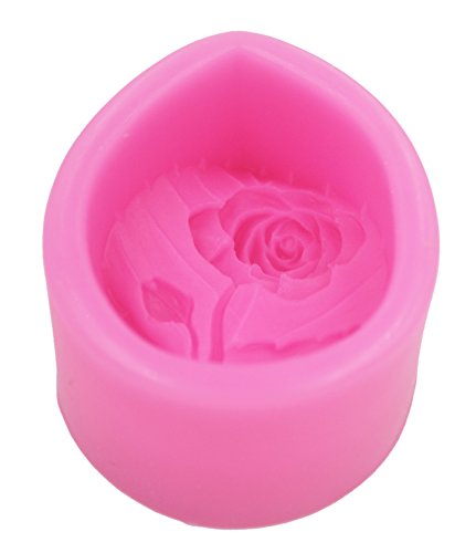 Longzang Rose Mould S374 Art Silicone Soap Craft Diy Handmade Candle Molds #TOP2