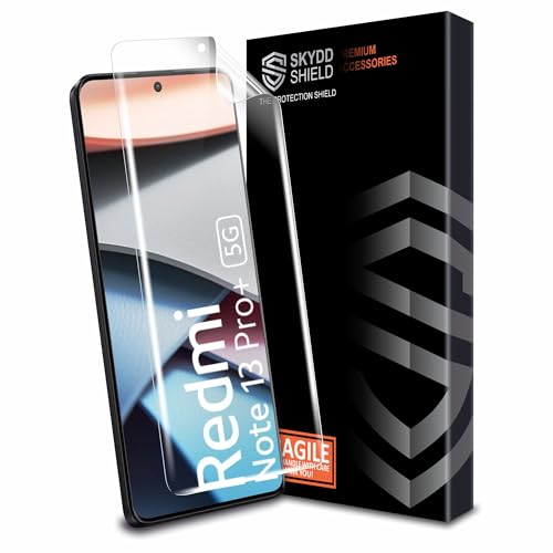 Image of TPU hydrogel Edge to Edge Screen Protector Guard For Redmi Note 13 Pro Plus (6.73 Inch) With Installation Kit | Fingerprint Compatible | Edge to Edge Coverage