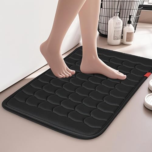 Idle Hippo 3D Air Mesh Non Slip Bathtub Mat, Anti Slip Shower Mat with Silicone Suction Cups, Quick Drying Bath Tub Mats, Anti Slip Bath Mat for Bathroom, Tub, Floor, Home, Kitchen, Hotel