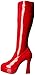 Ellie Shoes Women's Chacha Boot, Red, 9 M US