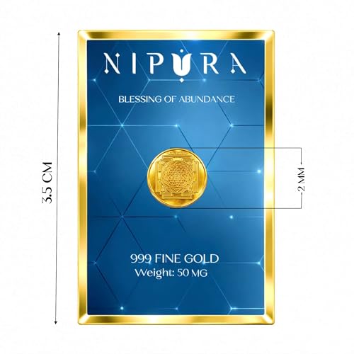 Image of 24KT 999 Pure Gold Coin 50mg | Gold Coin for Gifting | Foil Technology | Tamper-Proof Pack | Available in Multiple Designs