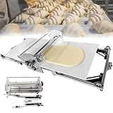 JIYINGHUI Elektrische Mehrzweck, Teigausrollmaschine, Automatische Gebäckmaschine Für Croissants, Pizza, Pasta, 2-30 Mm Verstellbar, Faltbar, Gewerbliche Küchenausstattung DS508