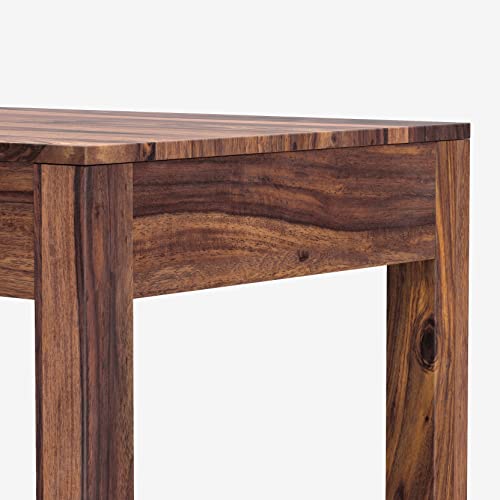 Image of Sheesham Wood Writing Computer & Study Table for Home and Office Furniture (Warm Chestnut) (Study Table 2)