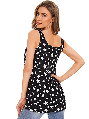 Image of Air Curvey Tank Tops for Women Build in Bra Casual Flowy Tank Pleated Loose Fit S-XXXXL