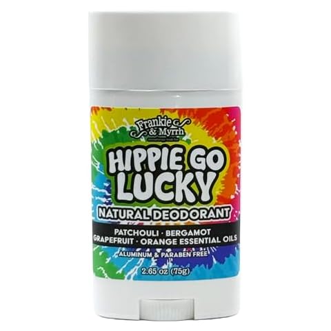 Frankie & Myrrh Hippie Go Lucky Natural Deodorant, 2.65 Ounce Cover