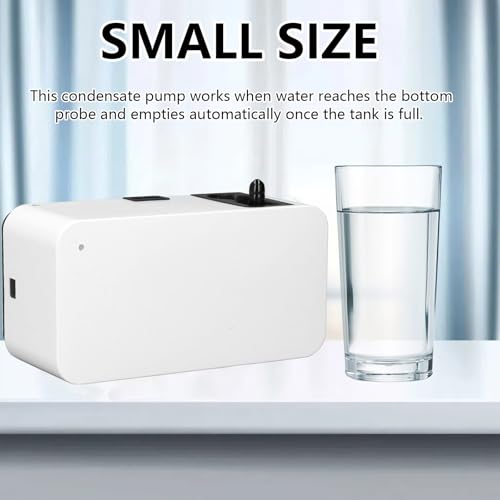 Miniatura 5 de Bomba De Condensado Automática Silenciosa Ysislybin, Depósito De Agua 200 Ml, 24 L H Para Calefacción, Aire Acondicionado