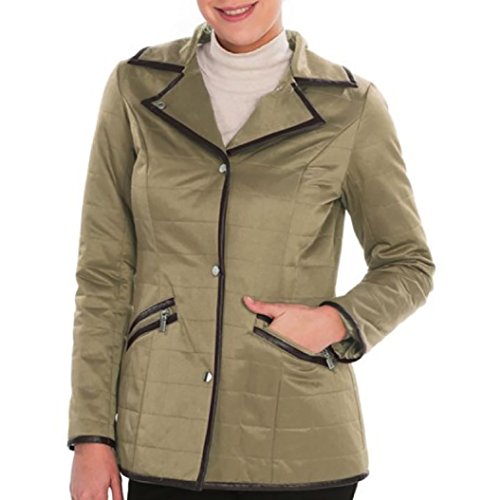 Pendleton - Women's - Champaign Beige Quilted Water-Resistant Snap Close Jacket