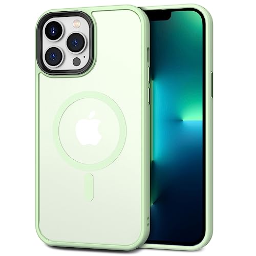 Image of CACOE Magnetic Case for iPhone 13 Pro 6.1 inch, Light Green
