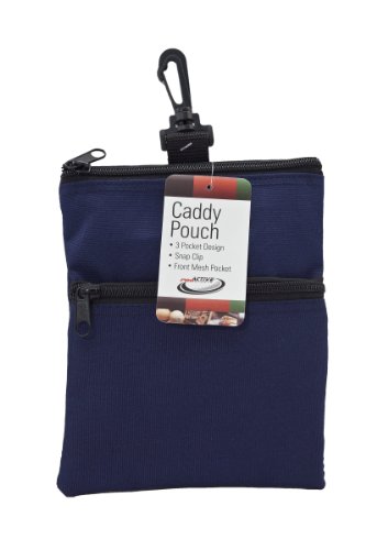 ProActive Zippered Caddy Pouch, Navy