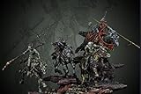 LIANGFANG 1/32 54Mm Horsemen of The Apocalypse Include 4 Resin Figure Model Kit Unassembled Unpainted