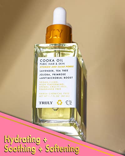 Truly Beauty Cooka Oil Razor Bump Treatment For Bikini Area - Ingrown Hair Treatment And Oil Type After Shave For Women - Ingrown Hair Treatment For Bikini Area - 1.7 Oz #TOP3